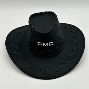 Mens Women Hats Sun Shield Cowboy Cowgirl Adult Hat Felt‎ Whipstitched GMC Black